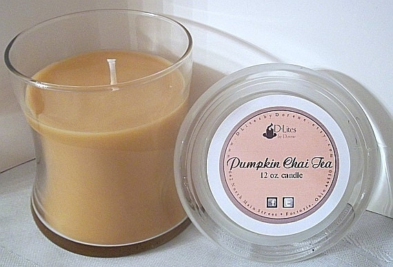 Pumpkin Chai Tea 12 oz jar - October fragrance of the month - 10% off