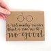 Harry Potter Inspired Greeting Card, Handwritten Calligraphy, I Solemnly Swear That I Am Up To No Good, Brown Kraft, Single