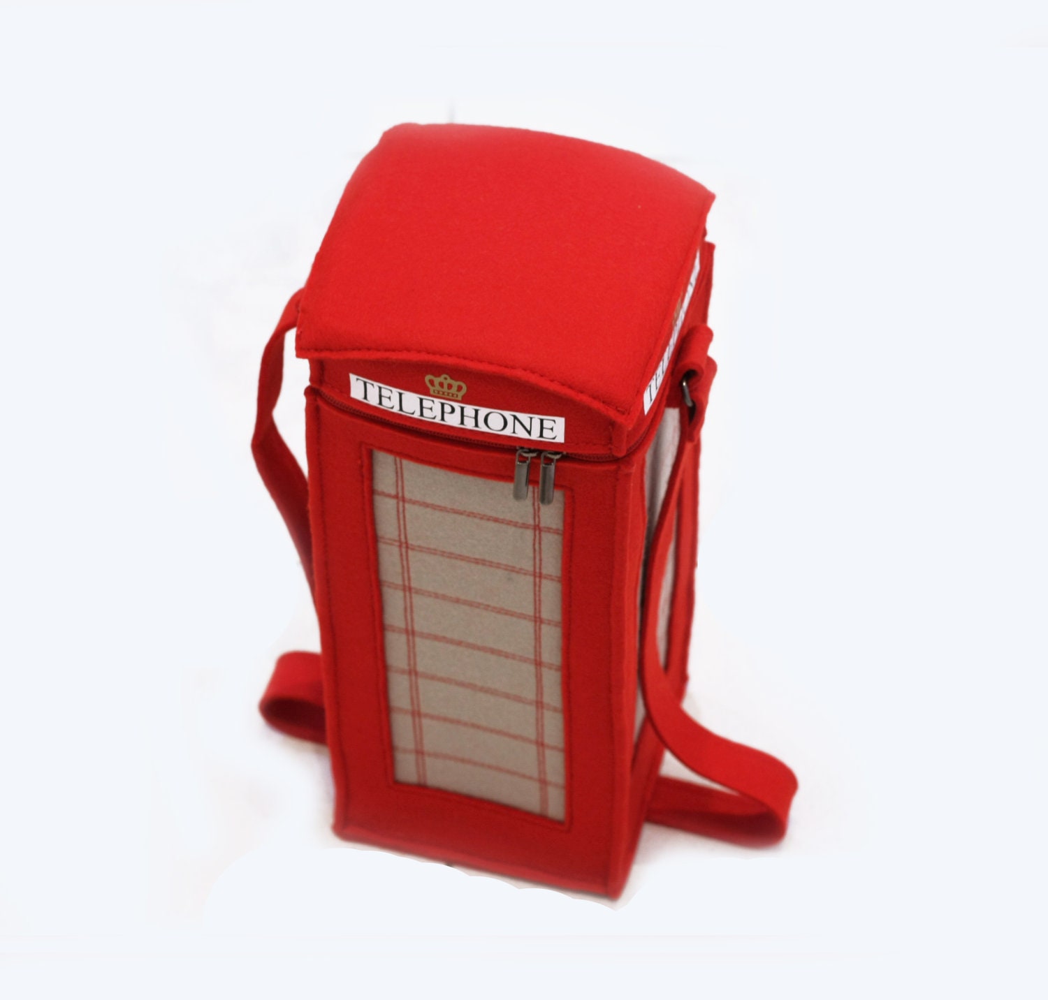 Red London Telephone Booth Purse