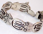 Vintage Taxco Los Ballesteros Silver Bracelet