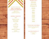 Printable Wedding Program - Lee Collection