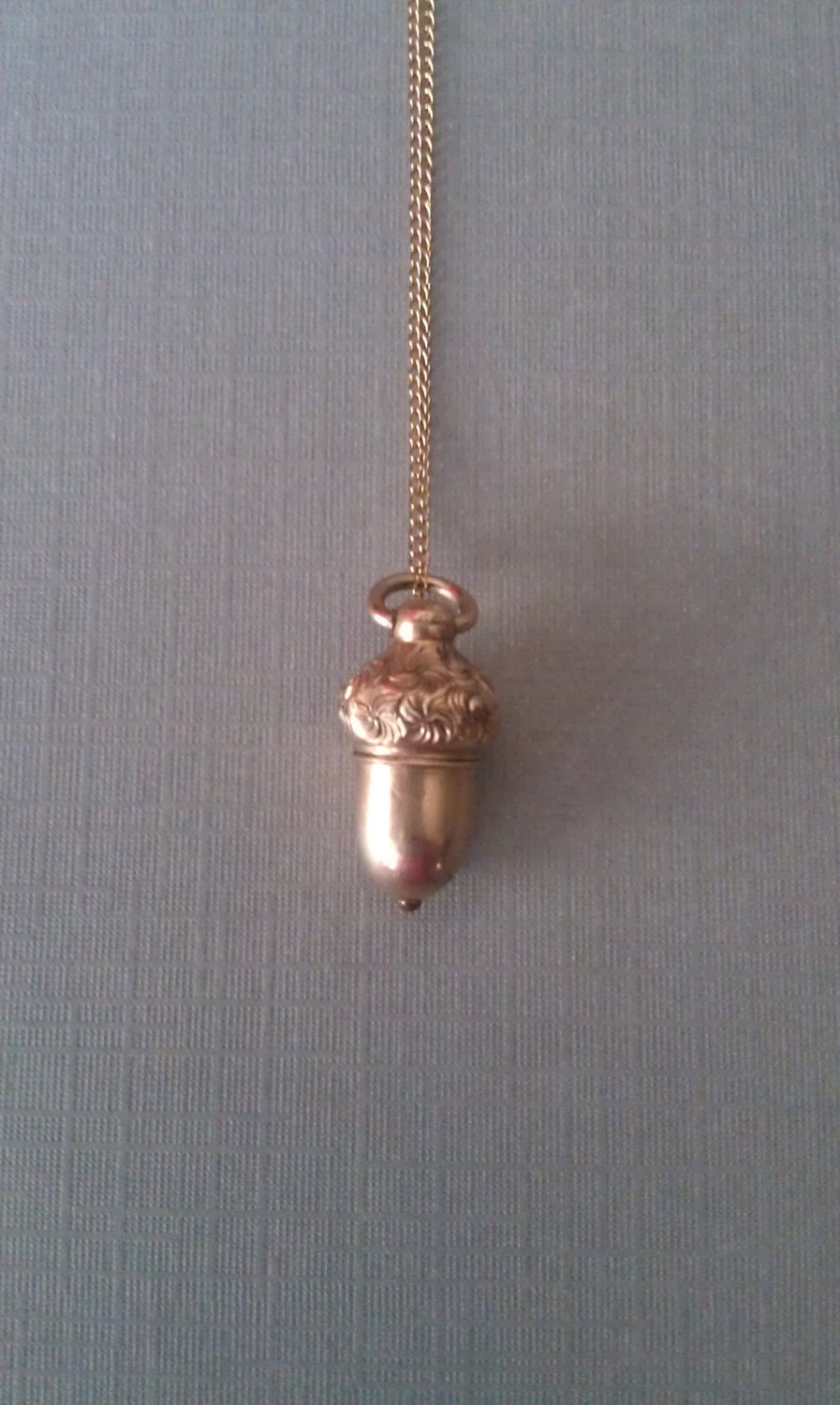 Antique Acorn Watch Fob Necklace