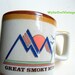 Vintage Great Smoky Mountains Coffee Mug 1970s