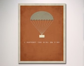 Hunger Games Inspired I Support The Girl On Fire Poster 16" x 20"