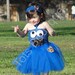 Tutu Dress - Cookie Monster Inspired - Infant