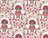Cloud 9 Maman Petites Filles Organic Cotton fabric, 1 yard