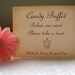 Vintage Inspired Baby Shower Candy Buffet Sign - Princess Crown