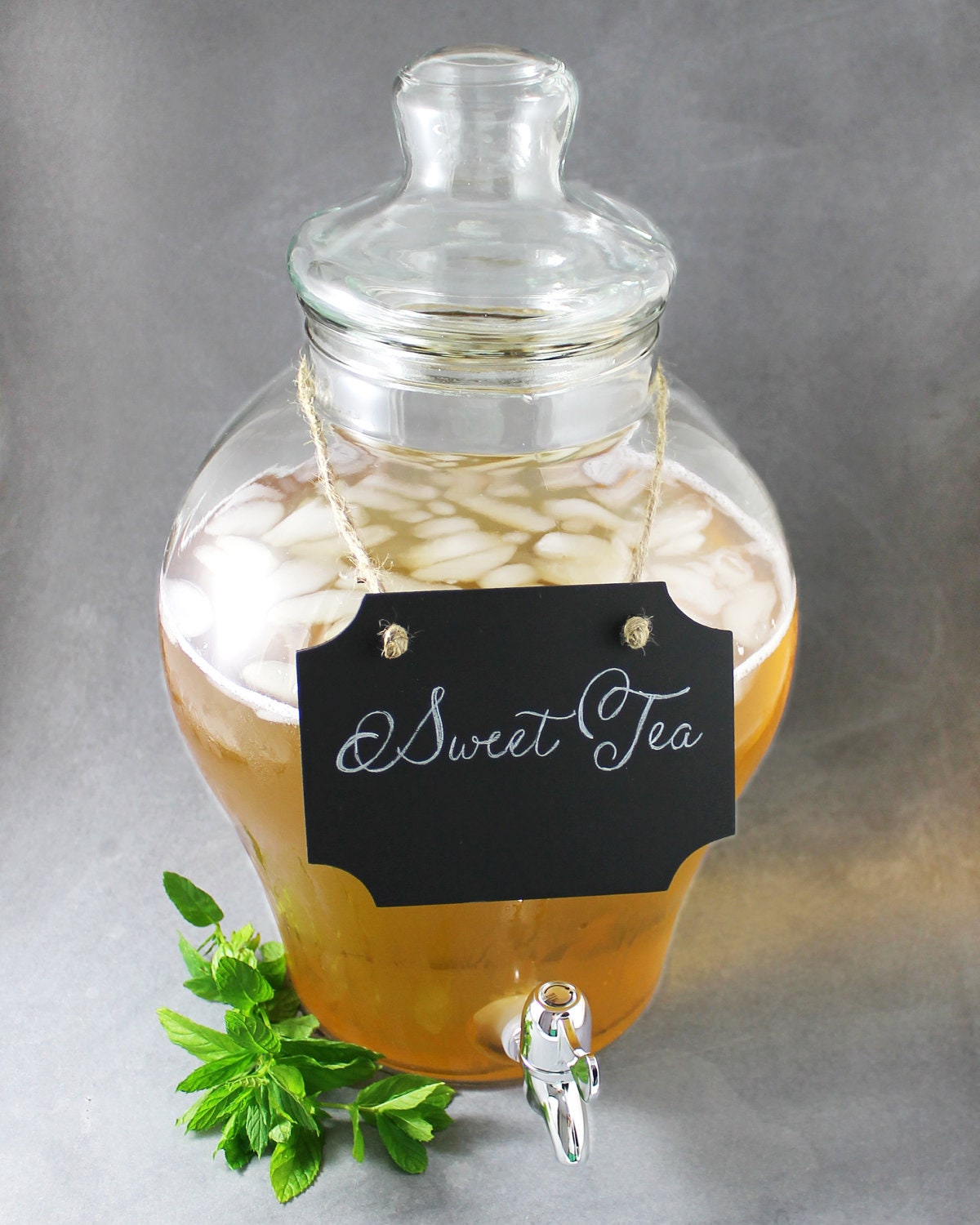 Beverage Dispenser Chalkboard Labels Set of 2