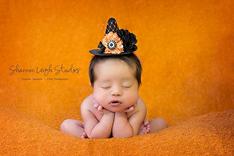Sweet Newborn Witch Hat Baby Witch Hat ORIGINAL design From The Sweet And Spooky Halloween Collection Must Have Halloween Photo Prop