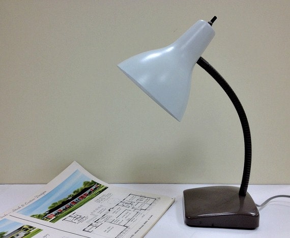 Vintage Gooseneck Desk Lamp Industrial Office