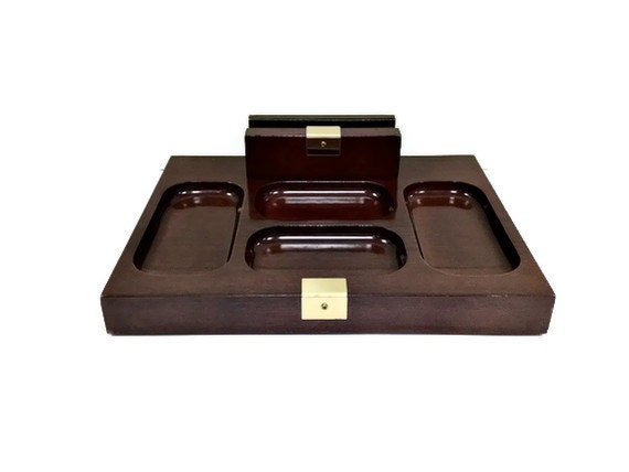 Valet Tray Desk Organizer Mid Century Modern