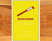Bottle Rocket alternative film poster - 12" x 18" (Made to order)