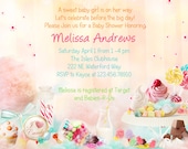 Candy Theme Baby Shower Invitation - Printable and Custom Invite Il_170x135