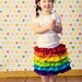 Girls Skirt, Rainbow Skirt, Little Girls Rainbow Skirt, Rainbow Ruffle Skirt, Kids Rainbow Skirt, Toddler Rainbow Skirt, Baby Spring Skirt