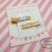 Petite Orange and White Combo Bow Hair Clips with Bling - Newborn, Toddler, Infant, Girls, Women
