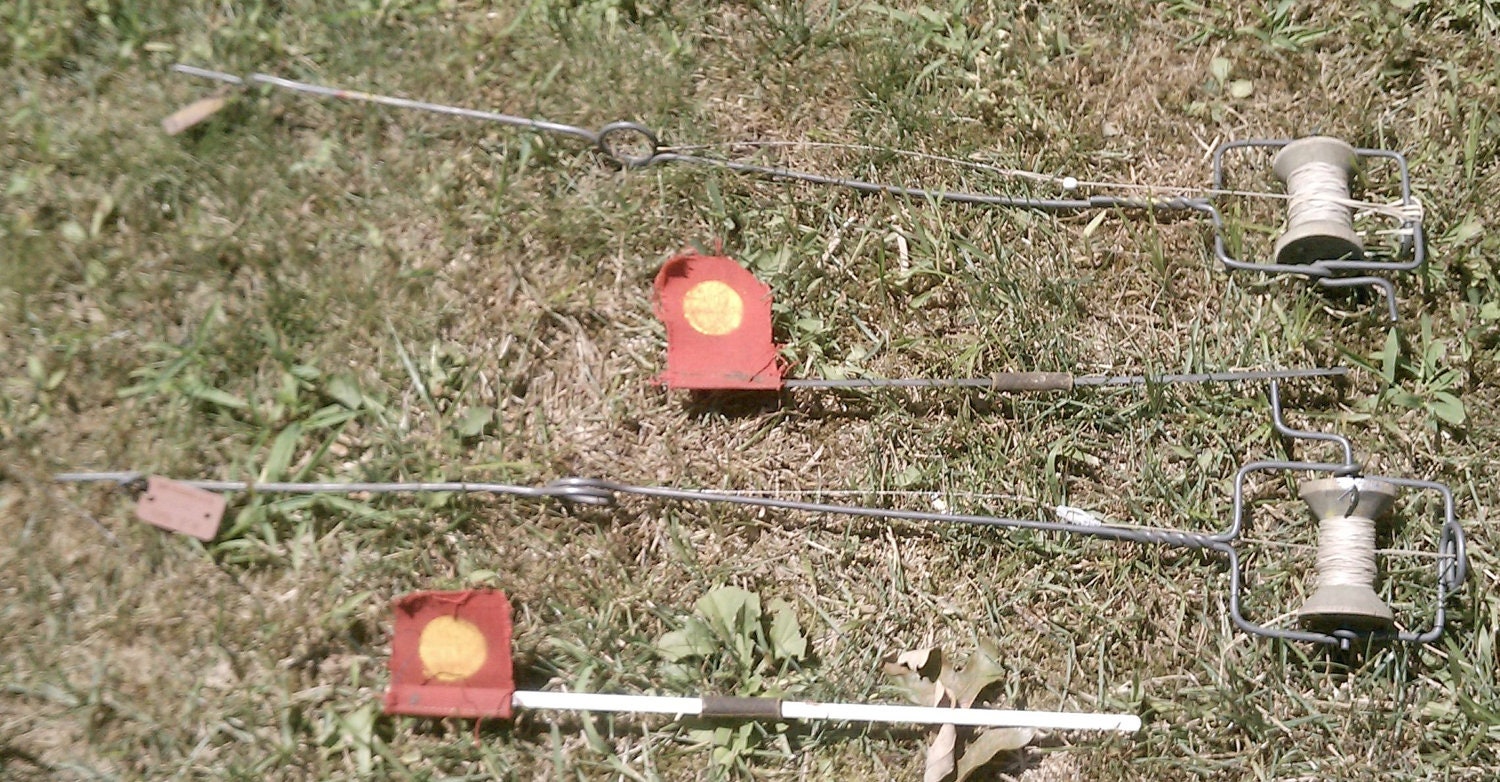 Items similar to Antique Ice Fishing Tip Ups on Etsy