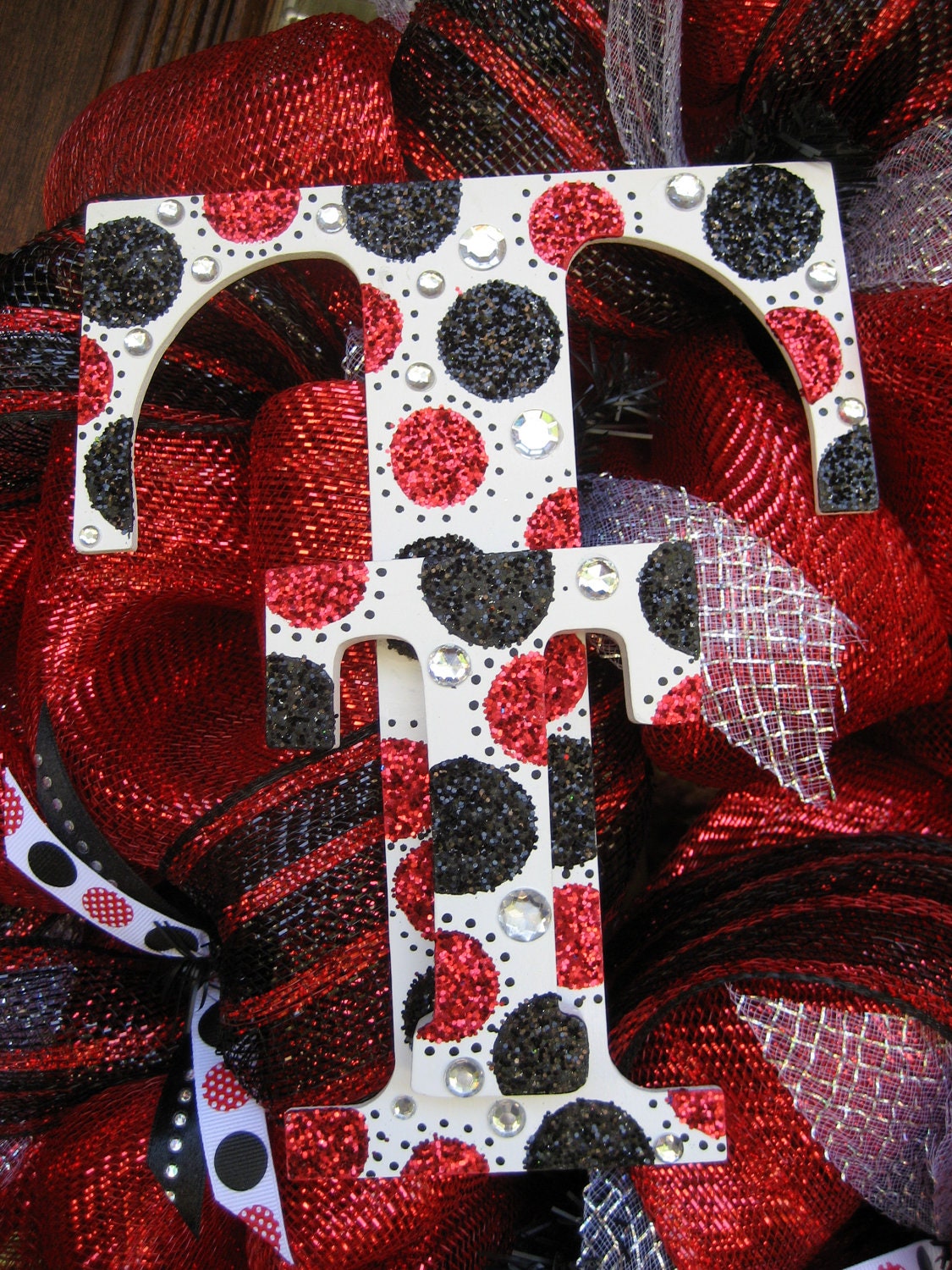 Deco Mesh TEXAS TECH WREATH