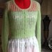 Hand knitted Mohair Jacket. Thin, warm, light weight. Made to order. Custom made