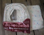 Tissue Twist Pink Blue Green Heart Paper Twist Tissue Paper 8 yards