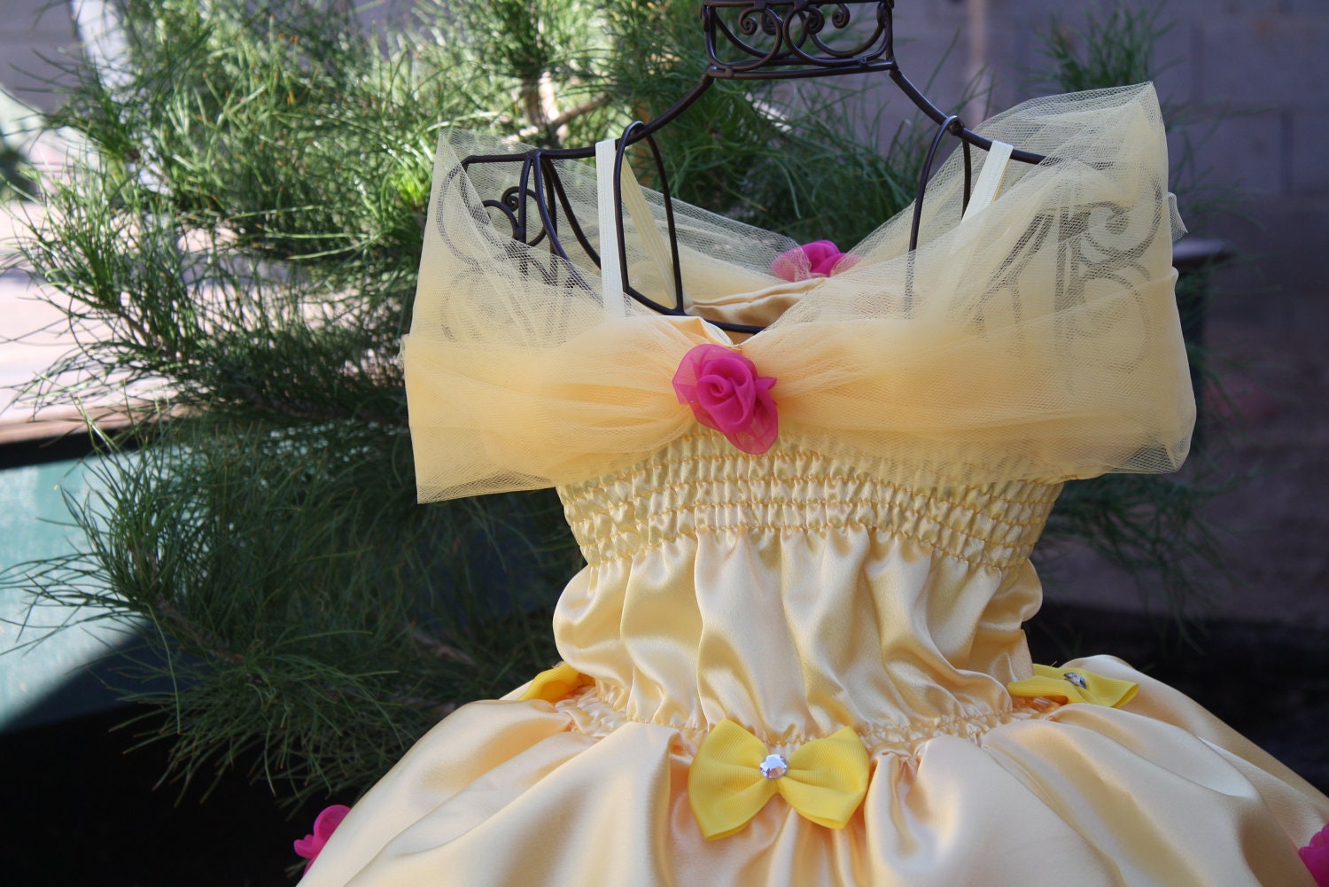 Inspired by Disney princess Bell costume/ dress For Birthday, Disney vacation, dress up, Halloween