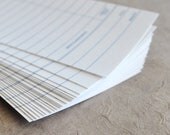 library cards- white (10 cards)