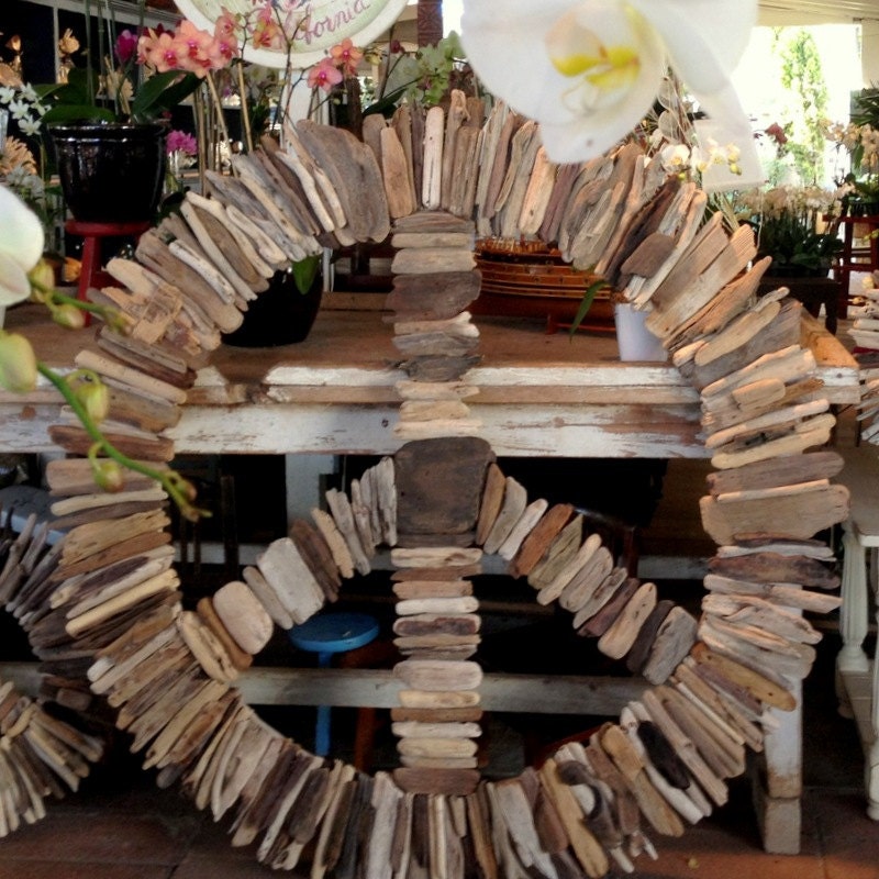 Driftwood Peace Sign 3'x3'