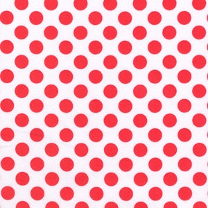 Michael Miller fabric for quilt or craft Ta Dot in Lipstick Half Yard