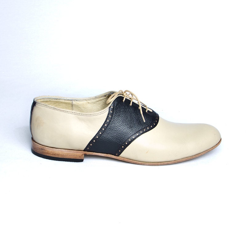 1950's vintage inspired saddle shoes for men or women - FREE WORLDWIDE SHIPPING
