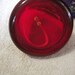 RARE Vintage Hand Blown Ruby Red Art Glass Oil Lamp burns Regular or Scented Oils Only 12 USD