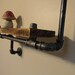 Industrial Shelving Pipe Shelf, Wood Shelf,  Made From Local and Rescued Hardwood Maple, Bookcase
