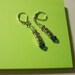 Doctor Who Sonic Screwdriver Earrings Swarovski Crystals Clasp Type Tibetan Silver