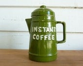 Vintage Knobler Instant Coffee Jar
