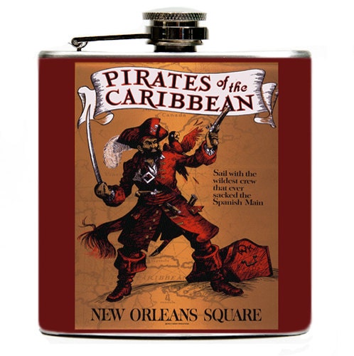 Pirates of the Caribbean Liquor Drinking Flask 6oz by YourFlask