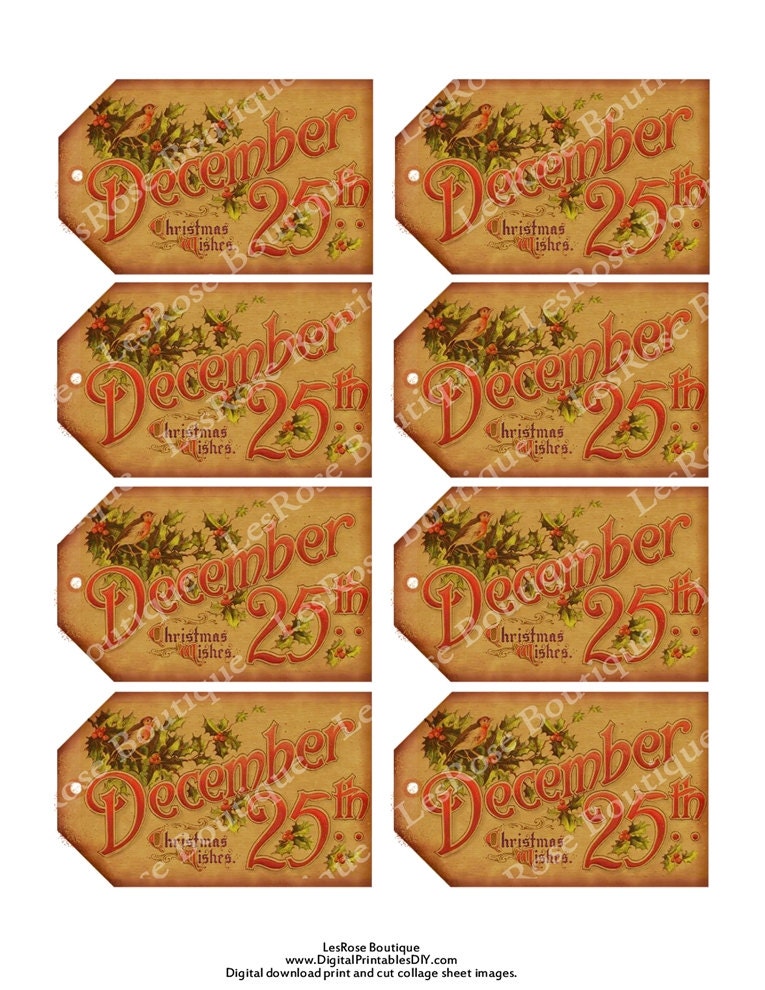 items similar to christmas gift tags old fashioned items similar to christmas gift tags old fashioned