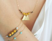 Mix of Three Gold Filled Bracelets