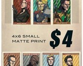 Choose One - Avengers Small 4x6 Prints