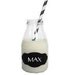 12 Vinyl Chalkboard Labels Fancy LuLu 2.8" x 1.6" for Storage Organization Weddings Elegant Label Mason Jar Milk Jug