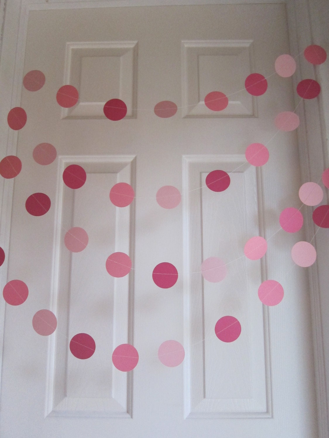 Pink Garland, Birthday Garland, Baby Shower Decorations, Weddings, Bridal Shower Decorations