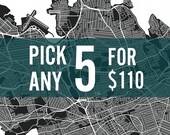 Any 5 Prints for 110 Dollars