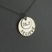 26.2 BELIEVE in the MARATHON 18 inch Sterling Silver Marathon Necklace on 18 inch Sterling Silver Ball chain - Running Jewelry