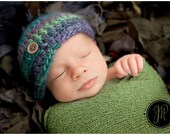 Newsboy Hat, Newborn Hat, Blue,Turquoise, Purple, Photo Prop, READY TO SHIP
