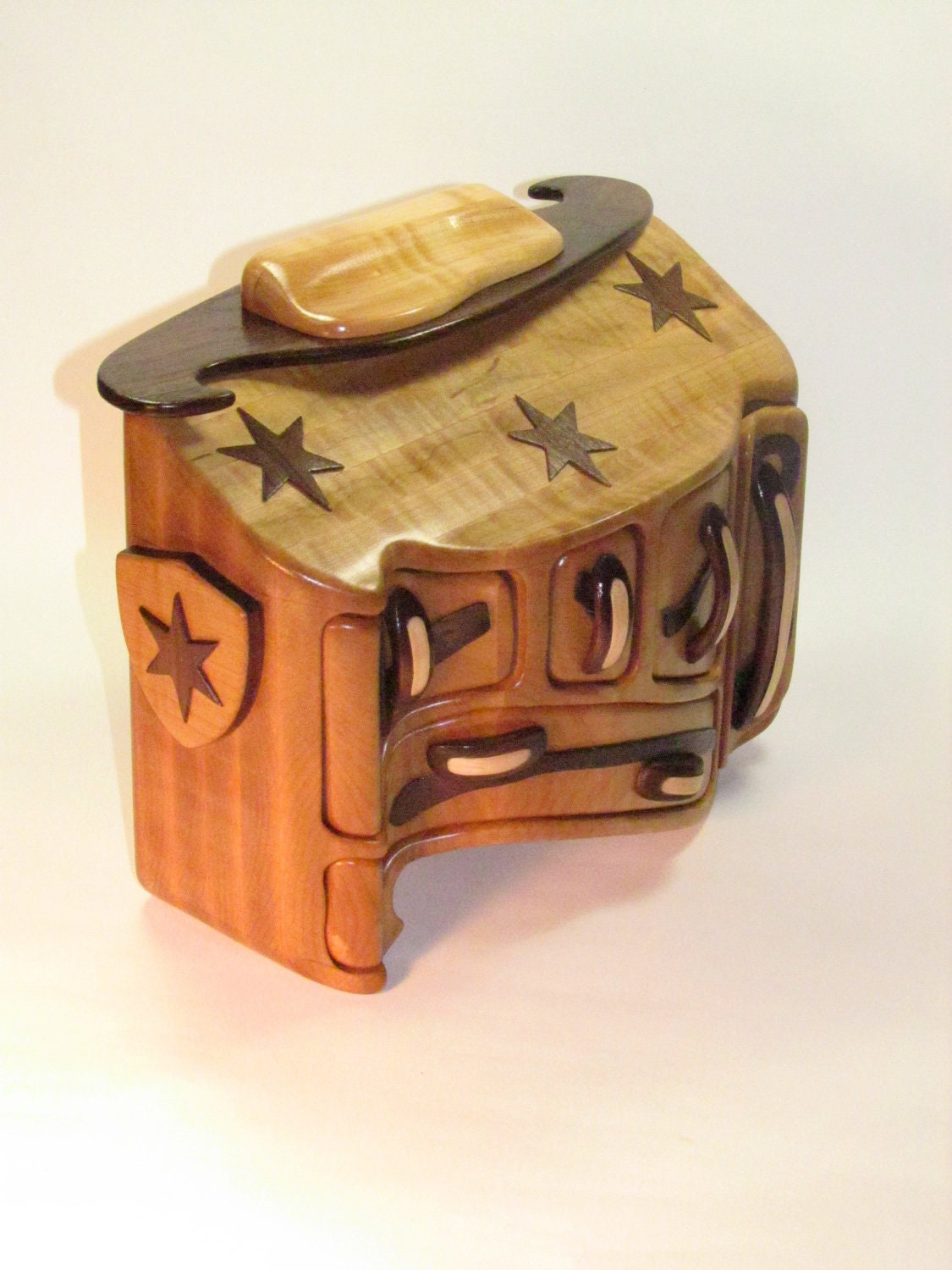 Ramon Wood Art Jewelry Box