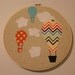 RESERVED: Hot Air Balloon Hoop Art 2 Custom Hoops