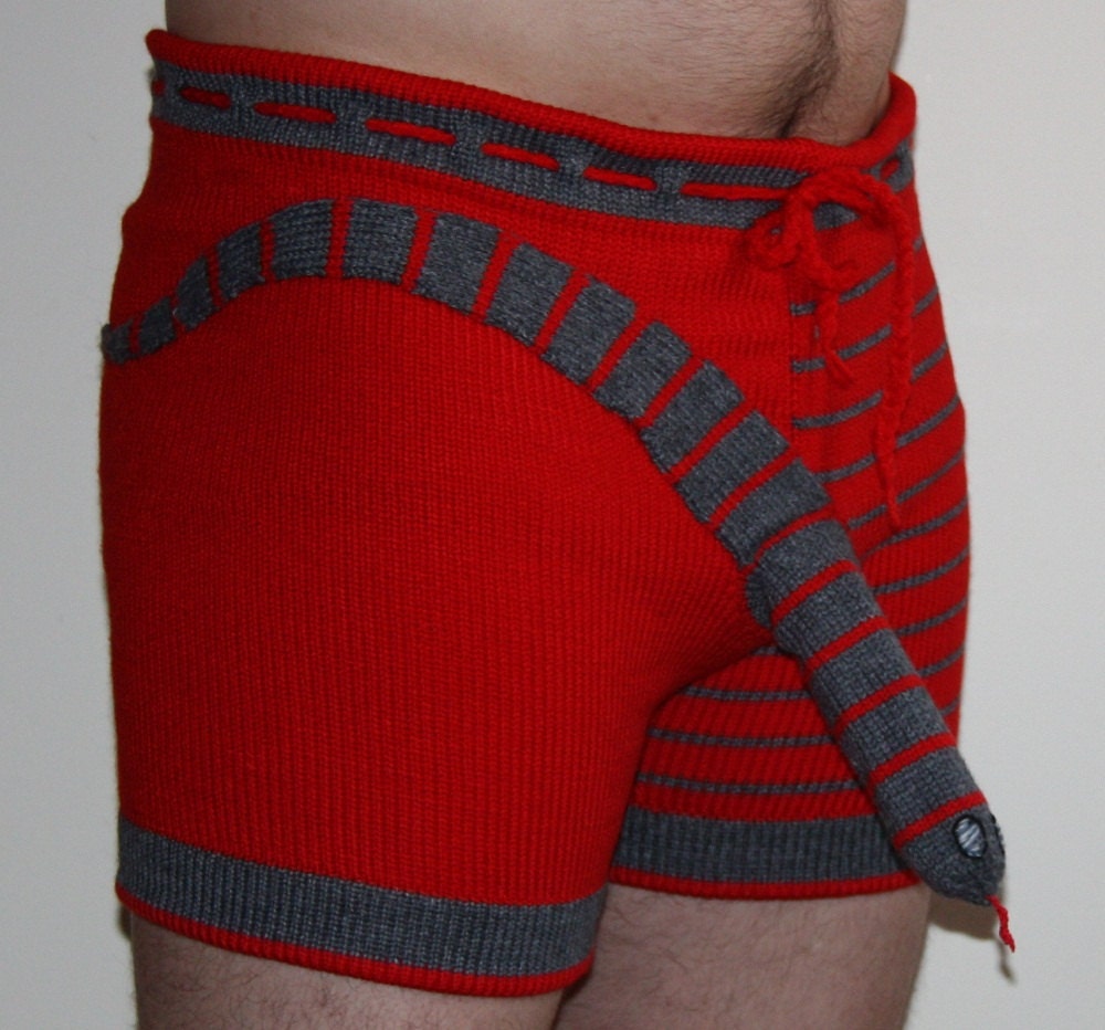 Sexy men Shorts Handmade, Men, Present, Gift Underwear, SNAKE pattern