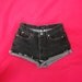 Black GUESS Vintage High Waisted Denim Shorts Cut Off Guess Jean Shorts - Indie Boho Chic Upcycled Retro. Nice Rocker Chick - Size 27 w