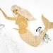 Mermaid - Articulated Paper Doll by Dubrovskaya. Kraft paper, hand painted, MADE To Order.