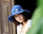 floppy beach hat sun straw sun hat wide brim hat raffia hat crochet hat women sun hat cloche hat girl  summer hat  in handmade