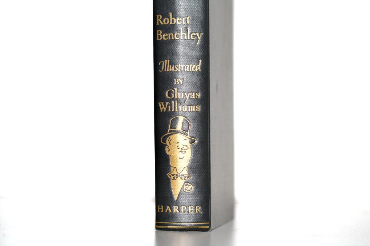 Robert Benchley Black Vintage Book Interior Design Vintage Book Decor