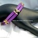 Stylish Purple/Lavender Jade Bracelet - 18KGP Double Row, Longevity / Long Life