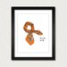 Hermes Scarf- Choose Your Color- 8x10 Illustration Print